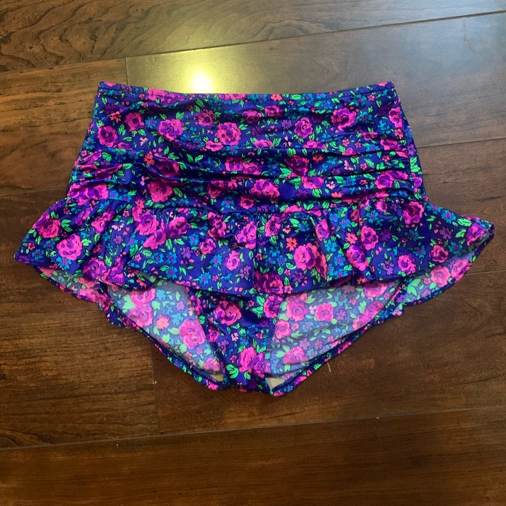 Retro 80s Floral Swim Bottom!